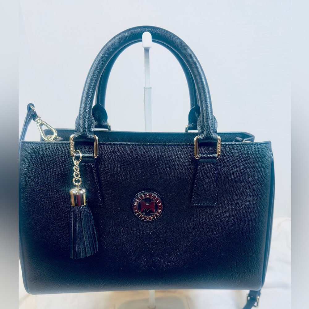 MetroCity Leather Top Handle Bag~ Brand New without Tags